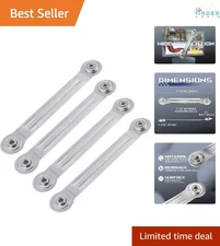 4 Pack Glider Bracket Hardware Wall Mount Alloy Steel Galvanized 9 Inches
