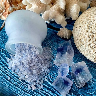 Ancient Blue Salt – Rare Mineral Treasure | High 3.52 Ounce (Pack