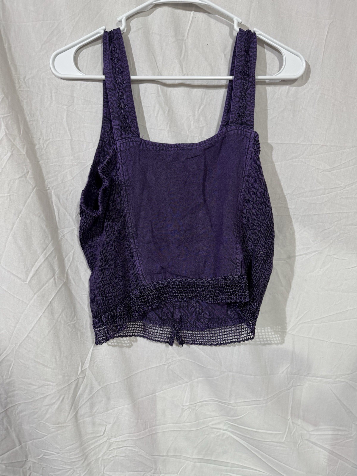 Unbranded Woman’s Sleeveless Top Purple And Black… - image 3