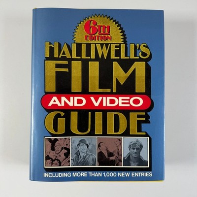 Halliwell's Film and Video Guide Leslie Halliwell 1987 6th Edition Scribners