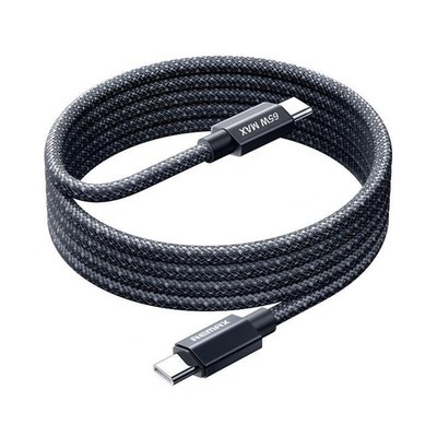 Schnellladekabel Typ C auf Typ C REMAX CB01 65W 1,2m LED (schwarz)
