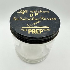 Vintage 1939 PREP Shaving Cream Jar - Hazel A...