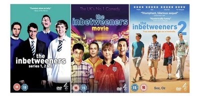 The Inbetweeners: Series 1-3 DVD (2010) Plus X2 Movie inbetweeners 2