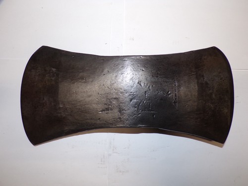 Rare Antique Sager Chemical Process Warranted Double Bit Axe head - Collector