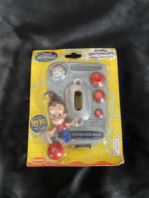 Jimmy Neutron Atomic Switch Plate Cover  Vtg NOS Sealed in Package New