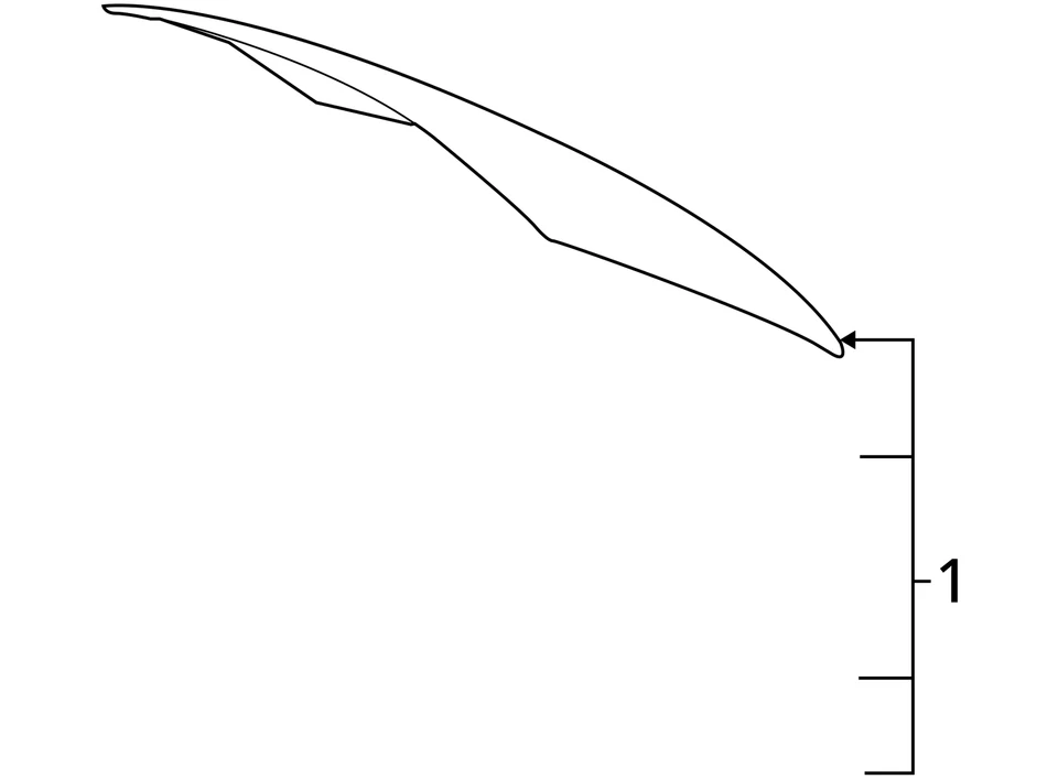 (LOCAL PICKUP ONLY) Back Glass Heated Sedan Fits 06-13 LEXUS IS250 6825338 Foto 4 de 4