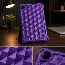 DiHines Shockproof Purple Case for Lenovo Tab M10 2019 Release