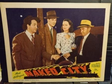 Lobby Card 1956rr NAKED CITY Dorothy Hart Barry Fitzgerald cops noir classic