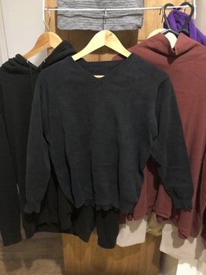 Marks & Spencer Pullover schwarz Baumwollmischung V-Ausschnitt 15-16 Jahre