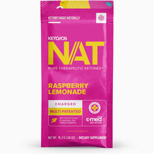 Pruvit KETO OS NAT Charged 20 Packets Raspberry Lemonade flavor EXP:04/2027