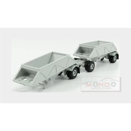 1:64 Neoscale Trailer 2X Rimorchio Double Bottom Dump Trailer For Truck NEO64100 - Image 2 of 2
