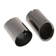 2PCS Stainless Steel Exhaust Tips For BMW F10 F18 (Titanium