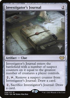 MTG Investigator's Journal (258p/128) Innistrad Crimson Vow Promos LP