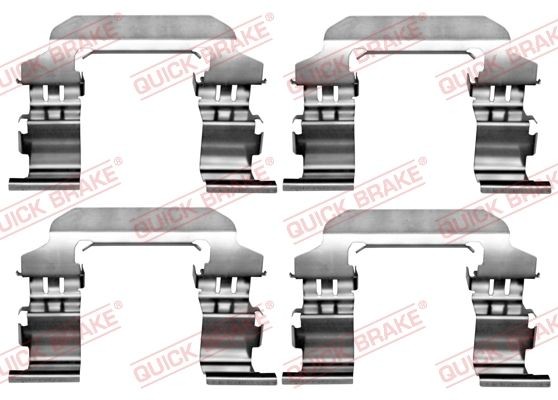Quick Brake 109-0138 ZubehöRsatz, Scheibenbremsbelag Passend FüR Nissan-image