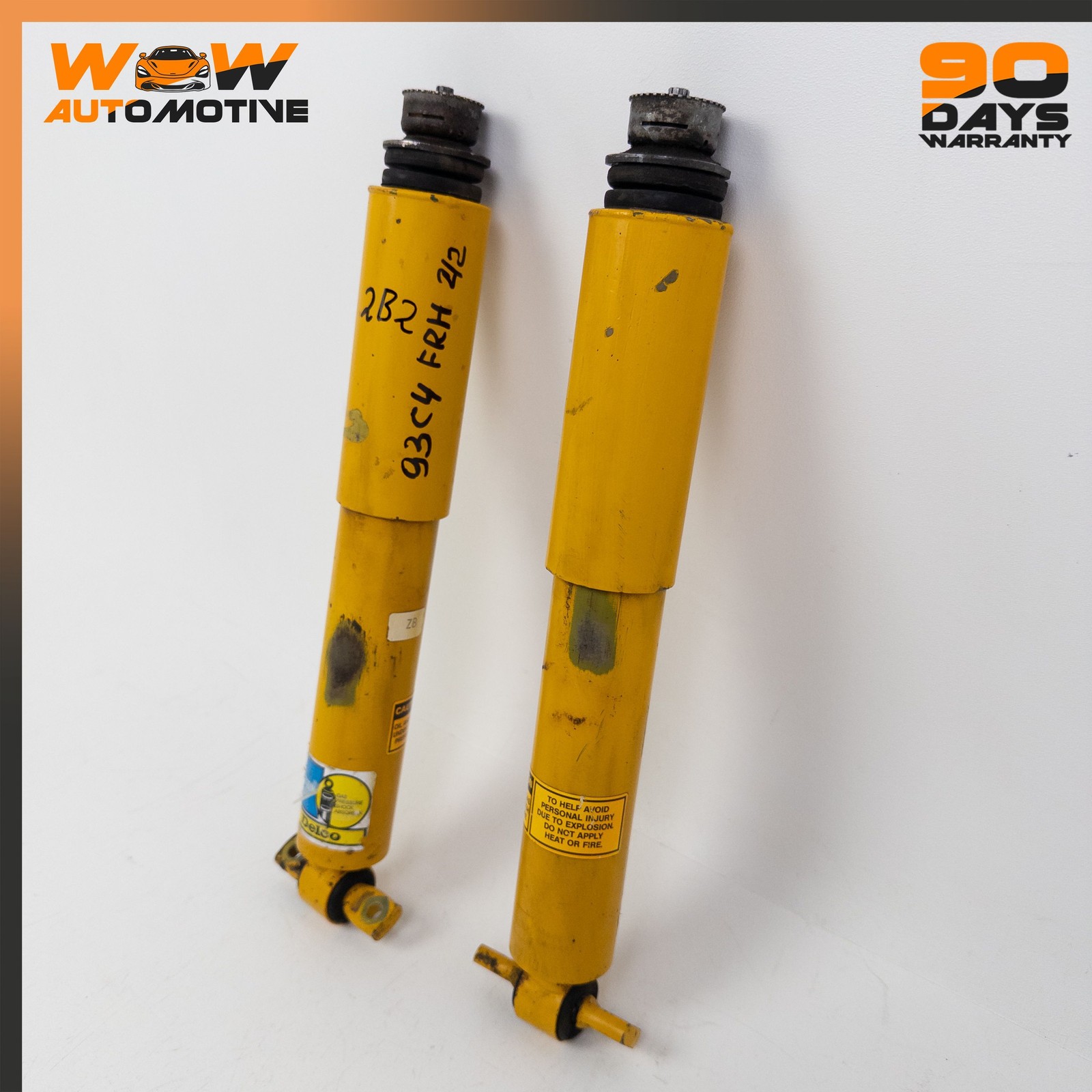 90-96 CHEVROLET CORVETTE C4 FRONT RIGHT LEFT SUSPENSION SHOCK ABSORBER BILSTEIN 