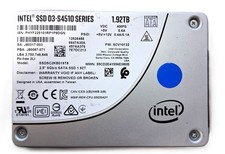 Intel SSD S3-S4510 Series 1.92 SATA 2.5" SSD | See Photo