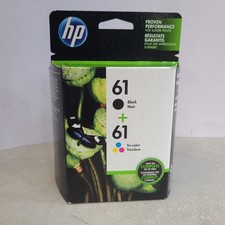 HP 61 Black/Tri-color Ink 2 Pack CR259FN DeskJet OfficeJet ENVY Instant Ink