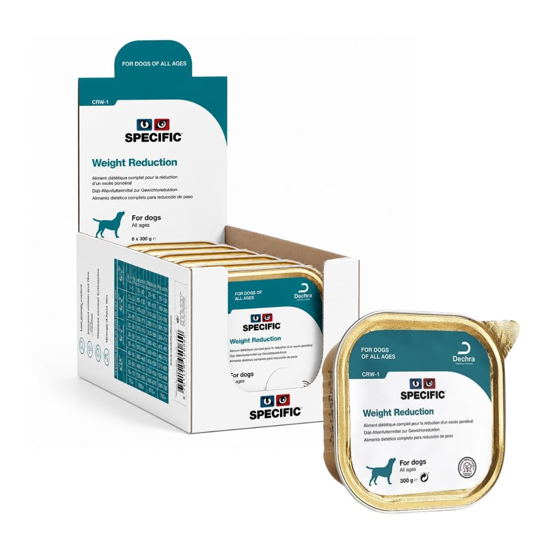 CRW 1 Weight Reduction pâté pour chien - Lot de 6 x 300 g de terrines humides