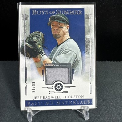 91/99 JEFF BAGWELL HOF PASTIME MATERIALS 2025 Boys Of Summer #PM-JB ASTROS HOF !