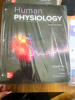 McGraw Hill Human Physiology 16th Edition 2020 Loose Leaf Textbook English