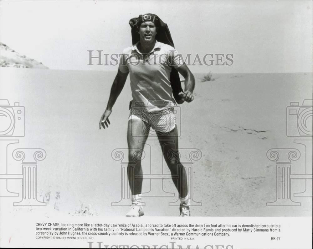 1983 Press Photo Actor Chevy Chase in 