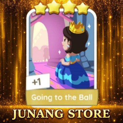 GOING_TO_THE_BALL_4_STAR_MONO_POLY_-GO_EVER_AFTER_ALBUM_STICKERS FAST DELIVERY!