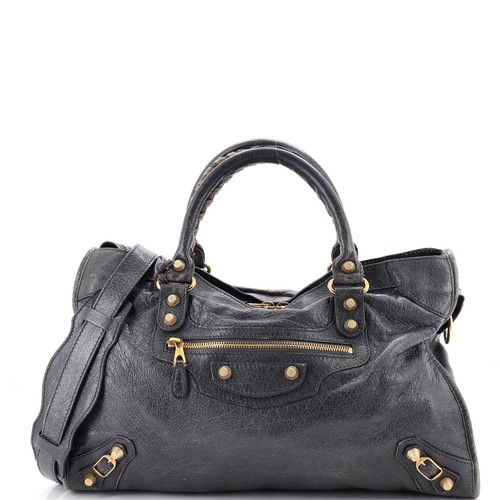 Balenciaga City Classic Studs Bag Leather Medium