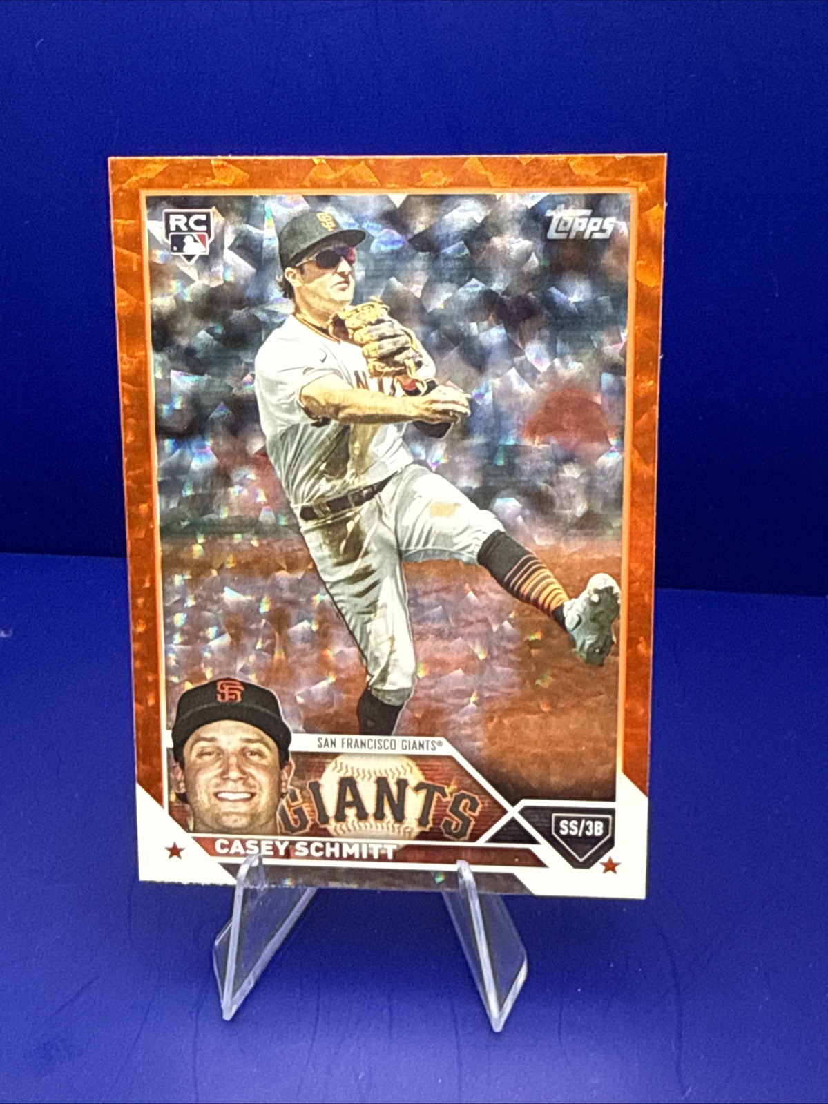 2023 Topps Update Series - Casey Schmitt #US133 Orange Foil /299 (RC)