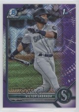 2022 Bowman Chrome Prospects Mega Box Purple Mojo Refractor Victor Labrada 0s55