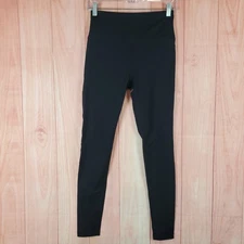 Manduka Leggings Women Small Black Stretch High Waisted Athleisure Yoga Training