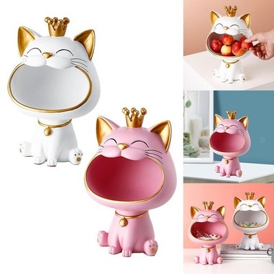 Kreative Statuen Glück Katze Feng Shui Figuren Telefon Schlüssel