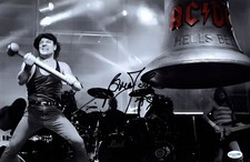 Brian Johnson Autographed Signed 11x17 Photo Singer  Hells Bells AC/DC ACOA #2