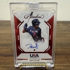 2023 Flawless Druw Jones Encased DRAFT SIGNATURES #DS-DJ Auto Ruby /20