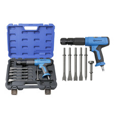 Pneumatic Air Hammer Chisel Set | High Strength Impact Tool with Storage Case