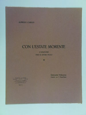 euterpe ALFREDO CAIRATI / franci CON L`ESTATE MORENTE