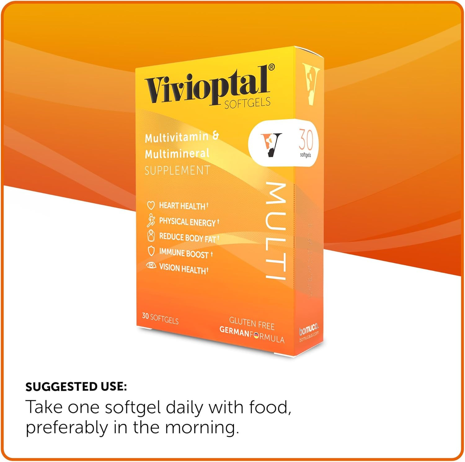 Vivioptal Multi, 30 Softgels, Multivitamin & Multimineral, Gluten Free, German F