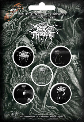 DARKTHRONE BUTTONSET BADGES SET ANSTECKERSET # 2 OLD STAR PINS