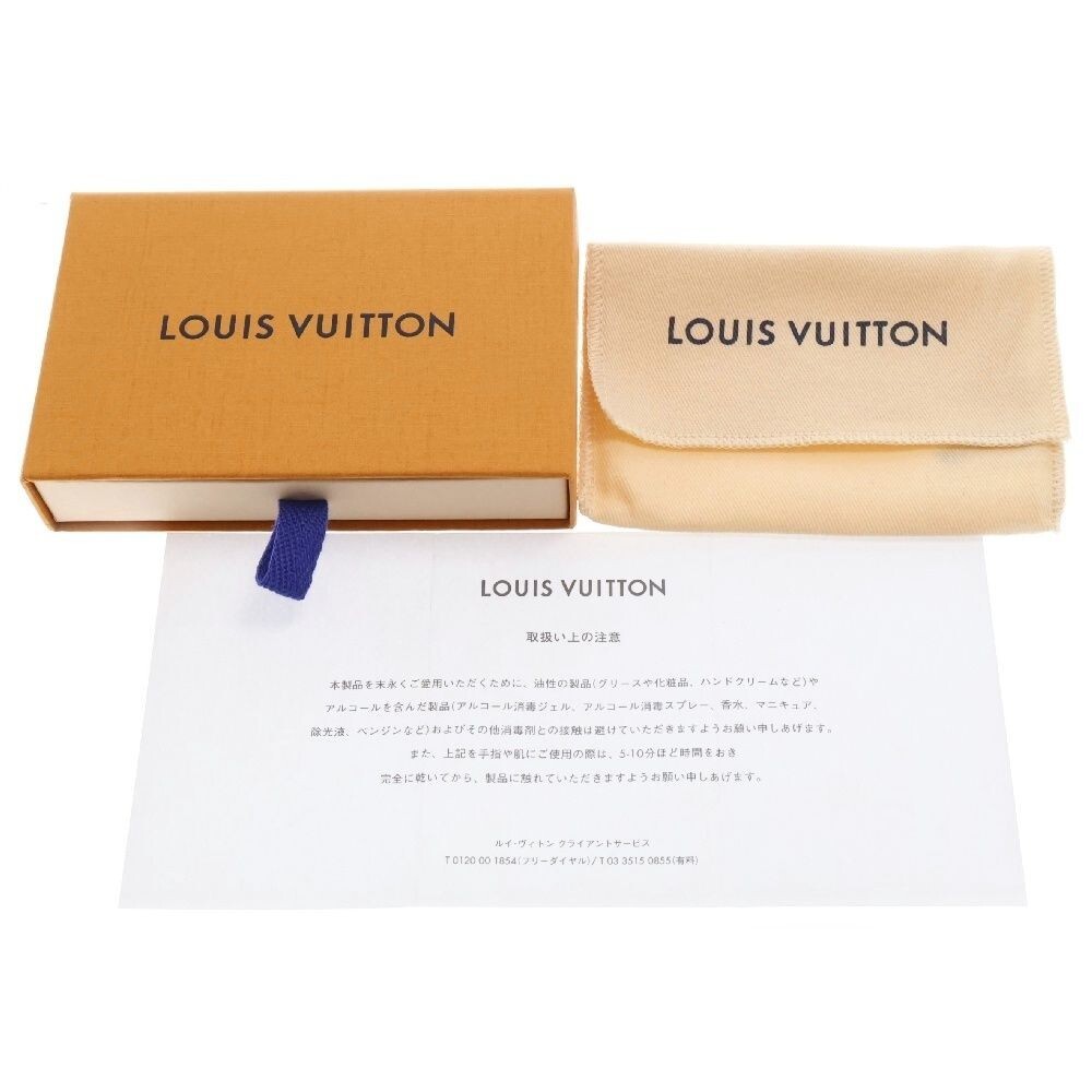 LOUIS VUITTON Pocket Organizer Monogram Iridescent Gradient Black