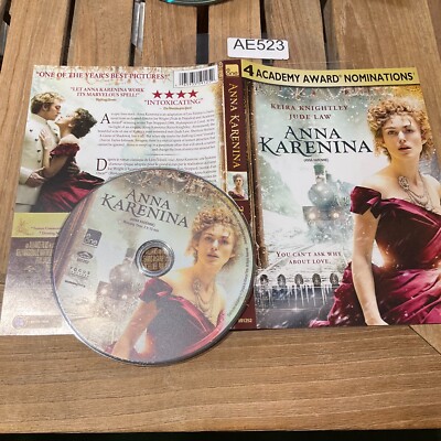 Anna Karenina (DVD, 2013, Canadian) No Case No Tracking #AE523