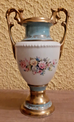 Wundervolle Porzellan Amphoren-Vase LEANDER 1946 RGK China of Boheme handgemalt