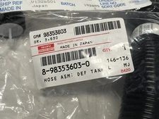 Isuzu 8983536030 DEF Tank Hose Assembly Coolant Genuine OEM New Line GM FTR