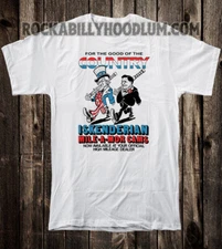 Retro Hot Rod Tee T Shirt Drag Race Auto Speed Shop Isky Cams USA Iskenderian