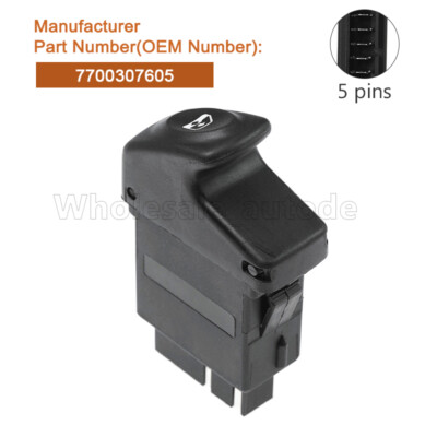 Schaltertaste Fensterheberschalter links Fahrerseite für RENAULT KANGOO KC FC