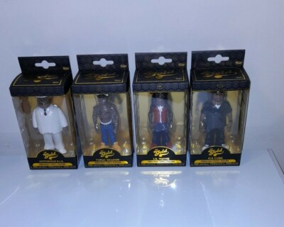 Funko Gold BIGGI SMALLS LIL WAYNE 2PAC SHAKUR ICE CUBE Premium Vinyl Figures New
