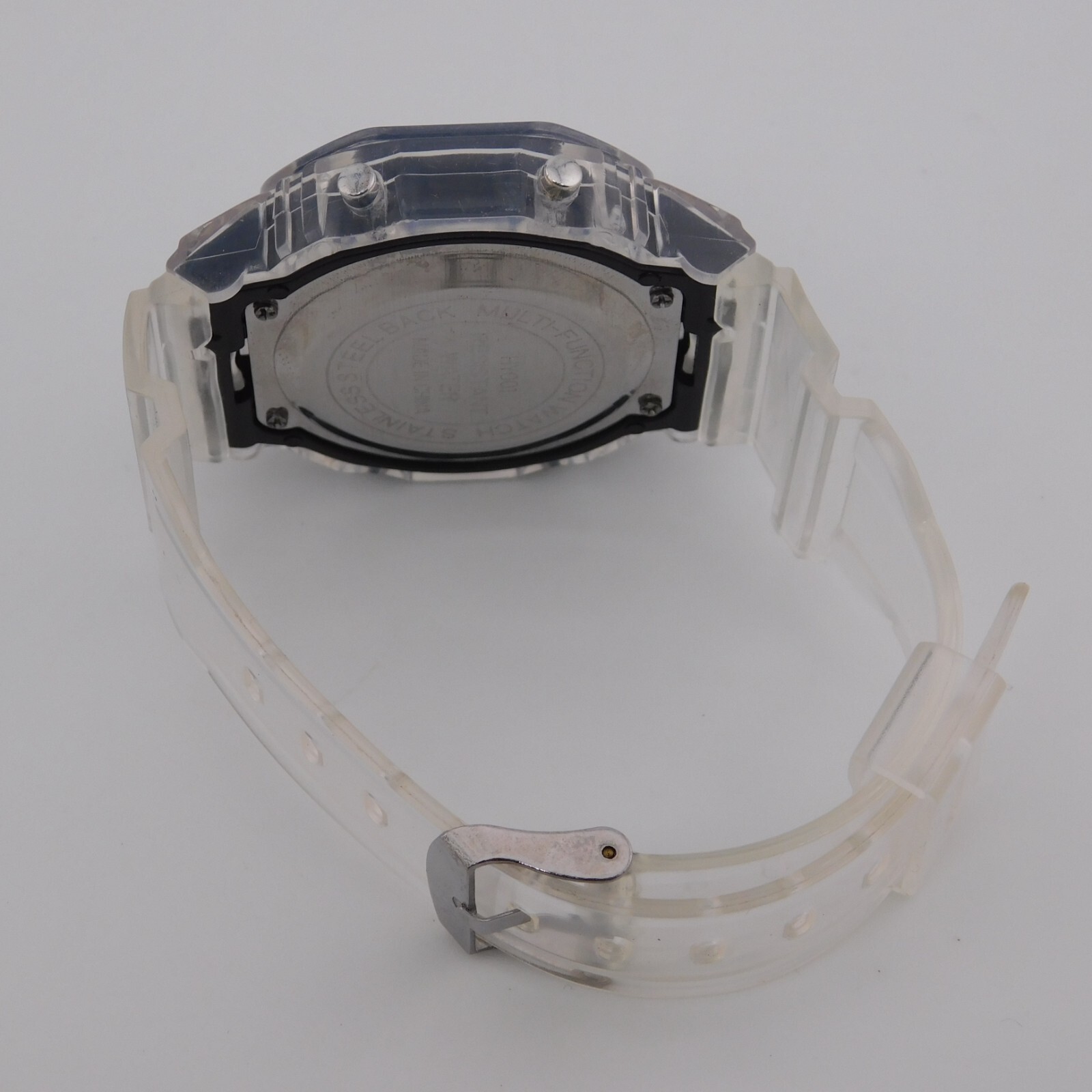 Multi-function Watch Clear Plastic Quartz Digital… - image 8