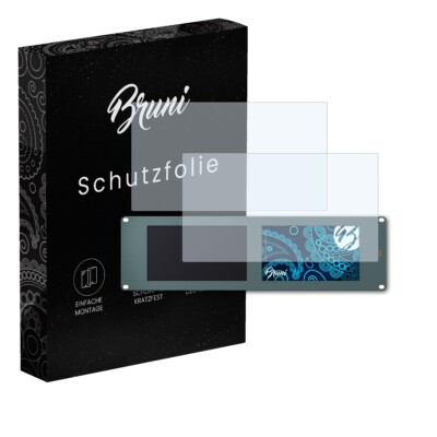 Bruni 2x Folie für Blackmagic Design SmartScope Duo 4K Schutzfolie