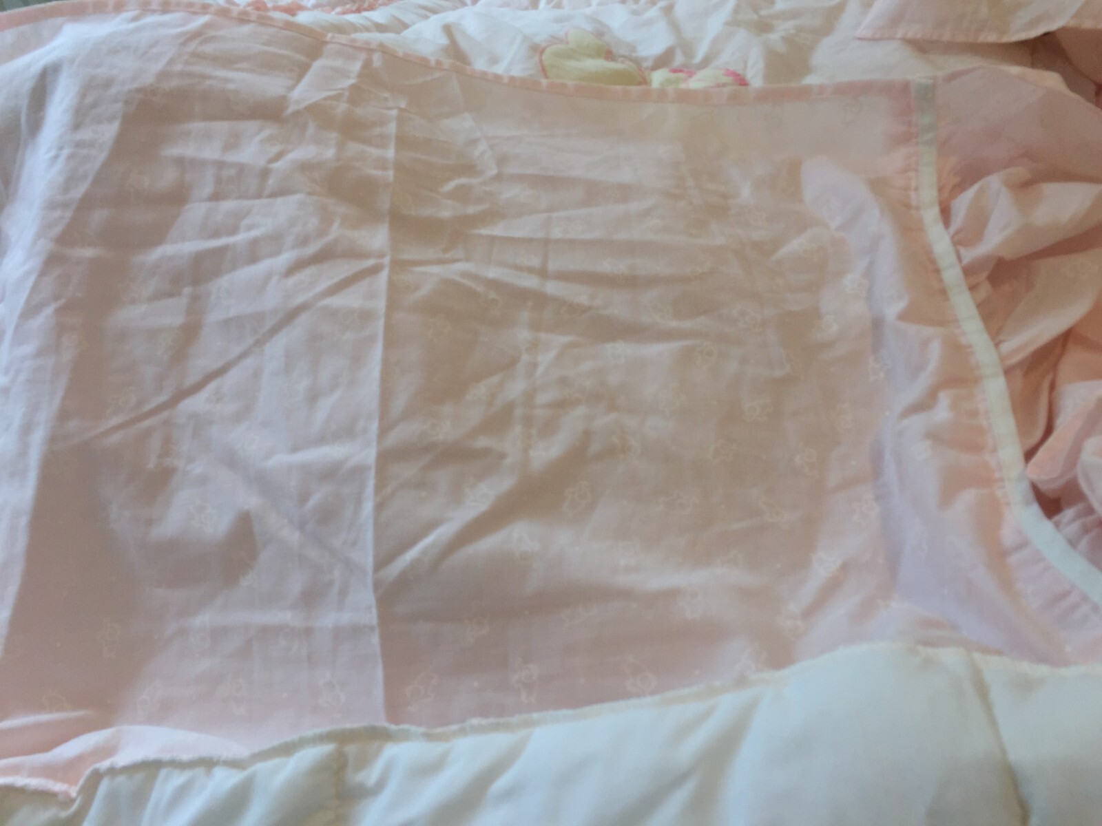 Trapunta lettino rosa elefante per bambina foto 6