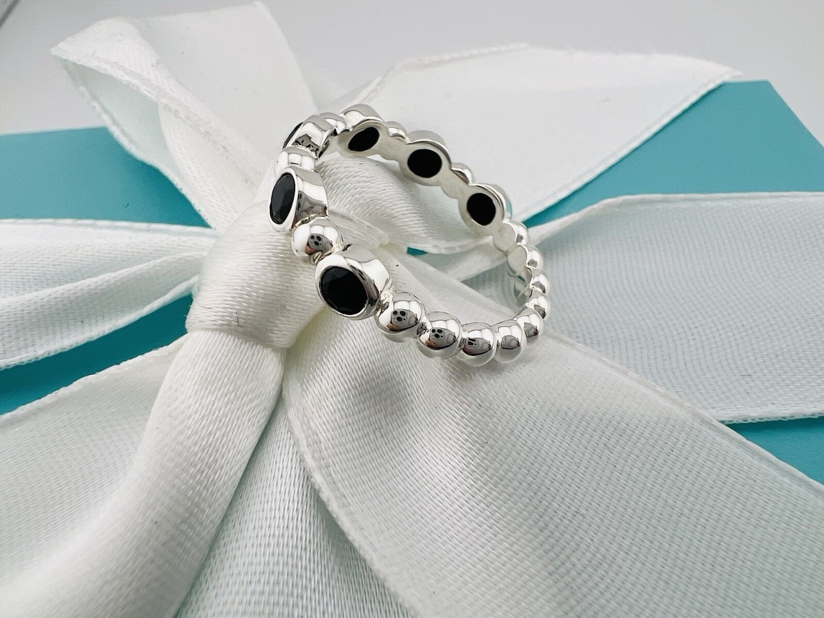 Tiffany Ziegfeld Onyx Stack Ring View 2