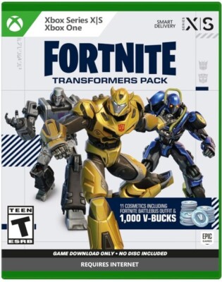 Fortnite Transformers Pack Add On Xbox Series X|S/Xbox One New & Sealed