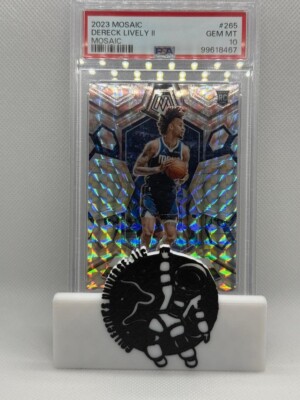 2023 Mosaic Dereck Lively II MOSAIC PRIZM PSA 10 GEM ROOKIE RC 
